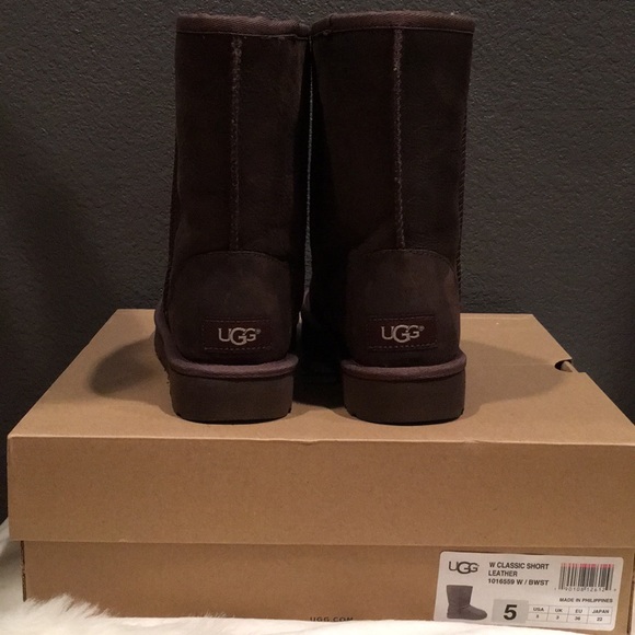 New w classic short leather ugg boot - Picture 2 of 13